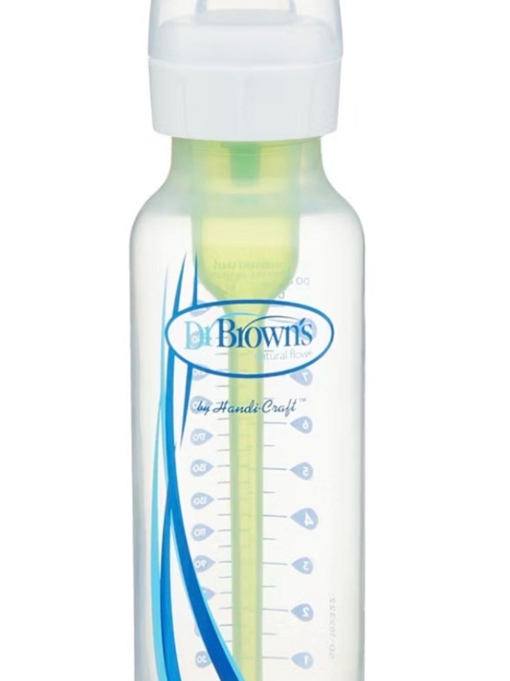 Dr. Brown's SET OF 3 New Never Used Anti-Colic Baby Bottle w/Green Vent Insert